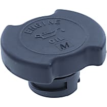 Oil Filler Cap - Black, Plastic and Rubber, Direct Fit, Sold individually
