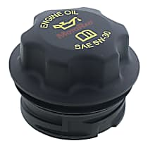 Oil Filler Cap - Black, Plastic, Direct Fit, Sold individually