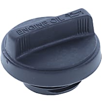 Oil Filler Cap - Black, Plastic and Rubber, Direct Fit, Sold individually