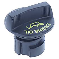 Oil Filler Cap - Black, Plastic and Rubber, Direct Fit, Sold individually