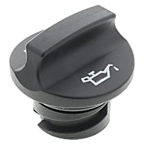 Oil Filler Cap - Black, Plastic, Direct Fit, Sold individually