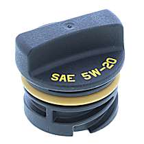 MO202 Oil Filler Cap - Black, Plastic, Direct Fit, Sold individually
