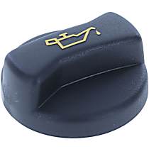 Oil Filler Cap - Black, Plastic and Rubber, Direct Fit, Sold individually