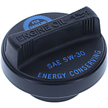 Oil Filler Cap - Black, Plastic and Rubber, Direct Fit, Sold individually