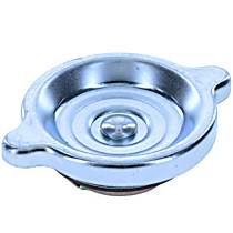 Oil Filler Cap - Silver, Metal and Rubber, Direct Fit, Sold individually