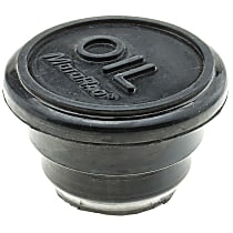 Oil Filler Cap - Black, Rubber, Direct Fit, Sold individually