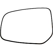 Mirror Glass Driver Side, Non-Heated, No Blind Spot Feature, No Turn Signal Light