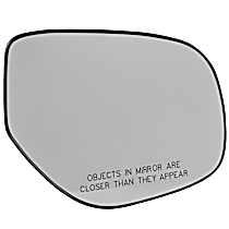 Mirror Glass Passenger Side, Heated, Without Blind Spot Feature, In-glass Signal Light