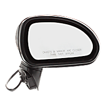 Passenger Side Mirror, Power Adjust, Heated, Paintable, Manual Folding, No Signal Light, No Blind Spot Feature, No Memory, No Puddle Light, No Auto-Dimming