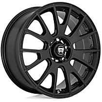 MR11878051745 Aluminum Matte Black Wheel, 17 in. X 8 in., 5 x 4.5 in. Bolt Pattern