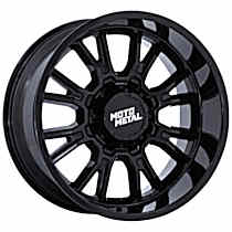 MO810BX17908020 Aluminum Gloss Black Wheel, 17 in. X 9 in., 8 x 6.5 in. Bolt Pattern