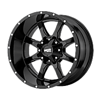 MO970810803A24N Aluminum Black Wheel, 18 in. X 10 in., 8 x 6.5 in. Bolt Pattern