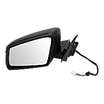 Driver Side Mirror, Power, Manual Folding, Heated, Paintable, In-housing Signal Light, With memory, With Puddle Light, Without Auto-Dimming, Without Blind Spot Feature