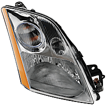 Passenger Side Halogen Headlight, With bulb(s), Sedan, OE Replacement, CAPA Certified