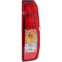 Passenger Side Tail Light, With bulb(s), Halogen, Clear and Red Lens, To 2-14