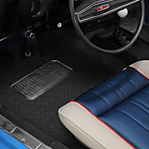 Carpet Kit, 2-Door, Black, Polyester, Loop pile - 