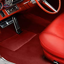 Carpet Kit, 2-Door, Red, Nylon, Loop pile - 