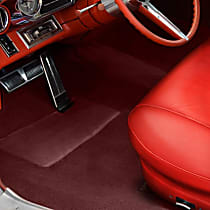 Carpet Kit, 4-Door, Maroon, Nylon, Loop pile - 