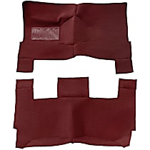 Carpet Kit, 2-Door, Maroon, Nylon, Cut pile - 