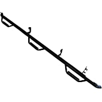 D06110CC-6-TX N-Fab Bed Access Nerf Bars Powdercoated Textured Black, Covers Wheel to wheel - Set of 2