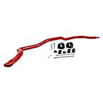 Front Sway Bar Kit, Steel, 35 mm, Non-adjustable, Powdercoated red