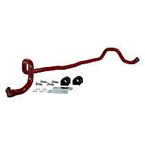 Front Sway Bar Kit, Steel, 26 mm, Non-adjustable, Powdercoated red