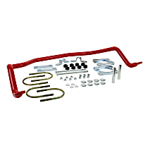 REV011.0038 Rear Sway Bar Kit, Steel, 30 mm, Non-adjustable, Powdercoated red