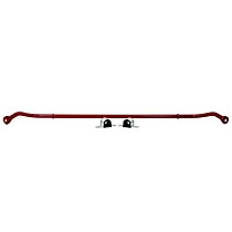 Rear Sway Bar Kit, Steel, 1.02 in., Non-adjustable, Powdercoated red