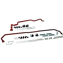 REV013.0020 Front and Rear Sway Bar Kit, Steel,, Powdercoated red