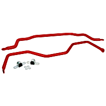 REV013.0056 Front and Rear Sway Bar Kit, Steel,, Powdercoated red