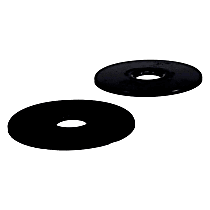 REV170.0012 Coil Spring Insulator - Black, Direct Fit, Set of 2