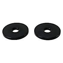 REV170.0016 Coil Spring Insulator - Black, Polyurethane, Direct Fit, Set of 2