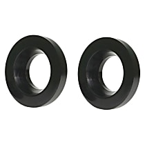 REV172.0000 Coil Spring Insulator - Black, Polyurethane, Direct Fit, Set of 2