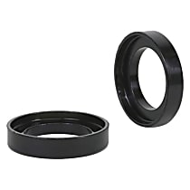 REV176.0002 Coil Spring Insulator - Black, Polyurethane, Direct Fit, Set of 2