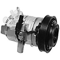 A/C Compressor, With Clutch, 6-Groove Pulley, 6 Cyl 2.7L - 
