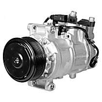 A/C Compressor, 6SEU14 Type, With Clutch, 6-Groove Pulley, 3.0L - 