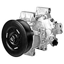 A/C Compressor, With Clutch, 7-Groove Pulley, 4 Cyl 2.4L - 