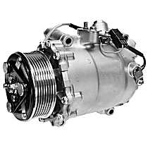 A/C Compressor, With Clutch, 7-Groove Pulley, 4 Cyl 2.3L - 