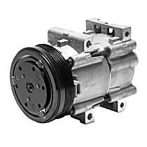 A/C Compressor, OE recommended replacement part., With Clutch, 6-Groove Pulley, 4 Cyl 2.0L - 