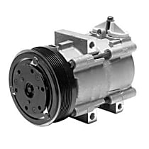 A/C Compressor, OE recommended replacement part., With Clutch, 6-Groove Pulley, 6 Cyl 3.0L - 