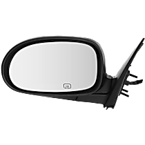 Driver Side Mirror, Power, Manual Folding, Heated, Paintable, No Signal Light, No Memory, No Puddle Light, No Auto-Dimming, No Blind Spot Feature