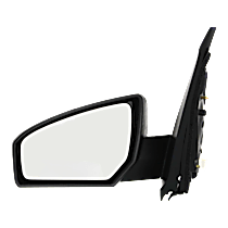 Driver Side Mirror, Power, Non-Folding, Non-Heated, Paintable, Without Signal Light, Without memory, Without Puddle Light, Without Auto-Dimming, Without Blind Spot Feature