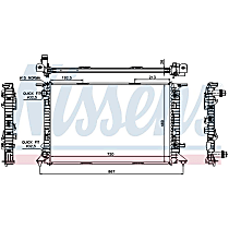 Radiator, 4 Cyl 2.0L - 