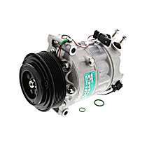 A/C Compressor, With Clutch, 3.0L, 6Cyl