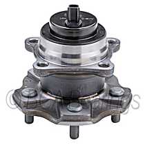 Rear, Driver or Passenger Side Wheel Hub, FWD, 4 Lugs