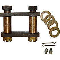 18270.16 Leaf Spring Shackles and Hangers - Natural, Direct Fit, Sold individually