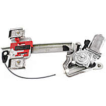 Rear, Driver Side Window Regulator, Power, Base Model
