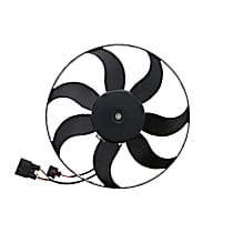 1KM-959-455 G OE Replacement Radiator Fan Driver Side, Single fan