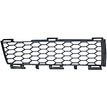 Front, Driver Side Bumper Grille, Textured Black, 4 Cyl., 1.8L Engine