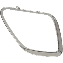 Grille Trim, Passenger Side, Upper, Outer, Chrome